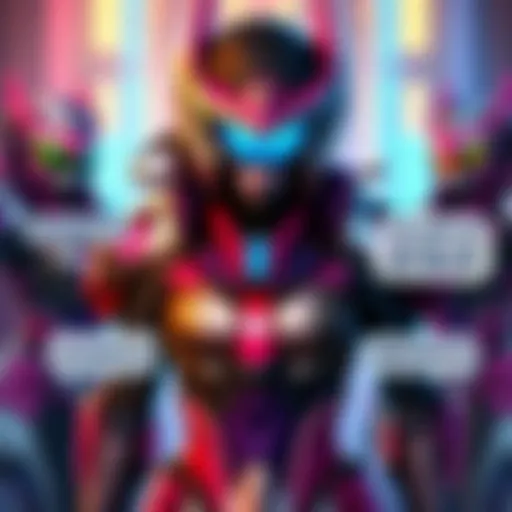 A graphic showing various D.Va skins from Overwatch with labels for overrated and underrated.