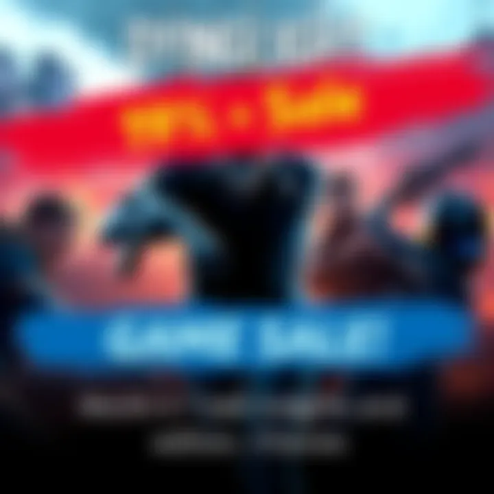 A screenshot of Dying Light showcasing the game's graphics and characters, with a sale banner