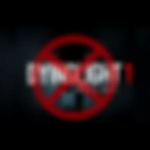 The logo of Dying Light 1, covered with a red crossed-out sign indicating the game is banned, set against a dark background.