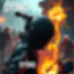 Player encountering an unexpected event while playing Dying Light, showing a scene with zombies and unique items around.
