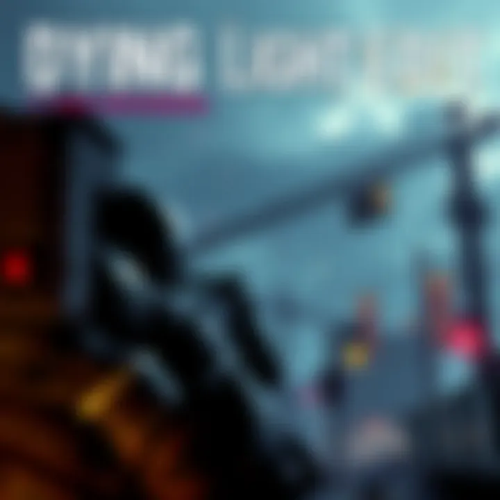 A scene from Dying Light featuring gameplay elements with the song 'Stay With Me' by Miki Matsubara in the background