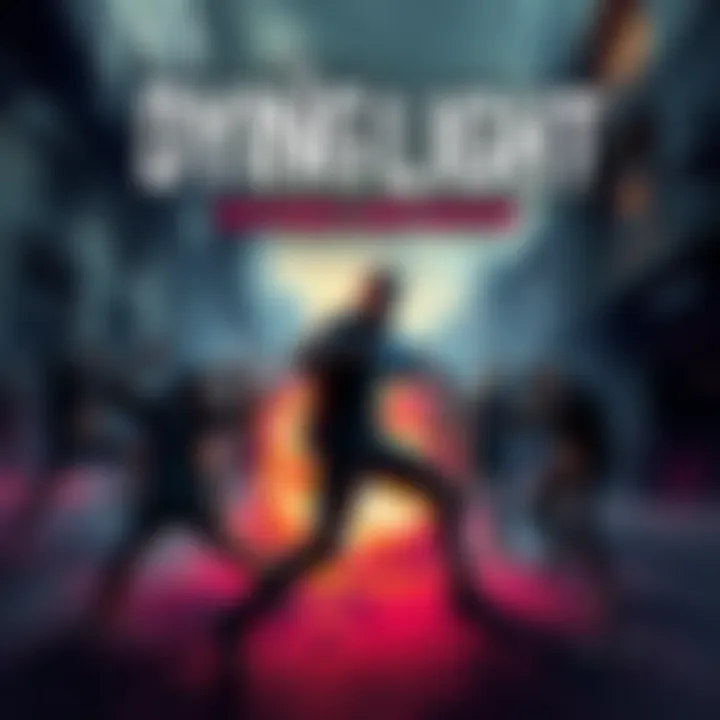 Cover illustration showing a character fighting zombies in a dark urban setting, highlighting survival horror elements.