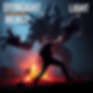 A character battling a monster in the game Dying Light: The Beast, showcasing intense action in a dark environment.