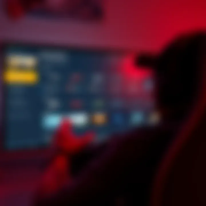 Dynamic Resolution in Gaming A gamer adjusting resolution settings on a screen with various graphics options displayed