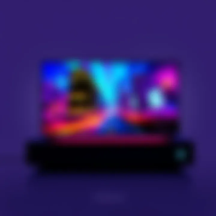 Colorful dynamic backgrounds displayed on an Xbox Series X|S console