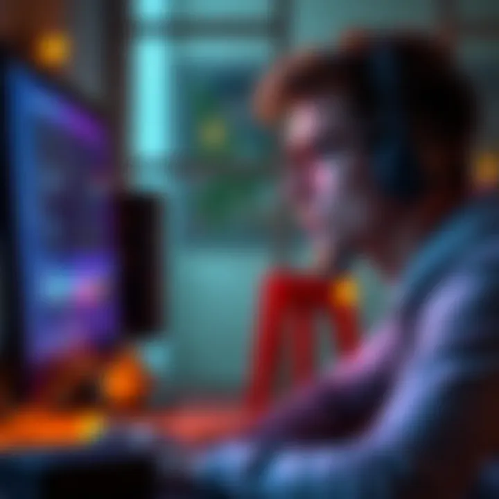 A frustrated gamer looking at their computer screen, trying to regain access to their EA account