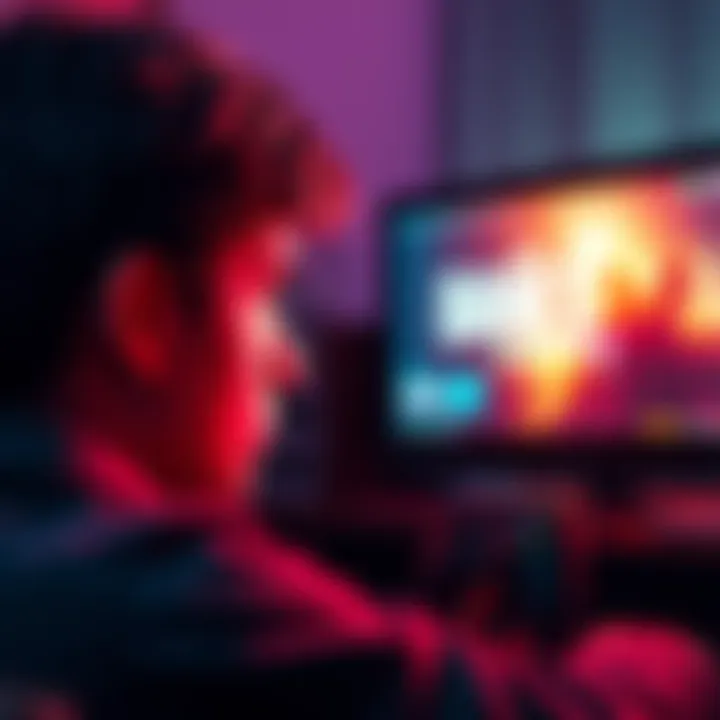 A player looking frustrated while staring at a game console with a banned EA account message on the screen.