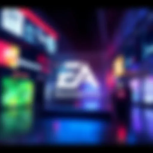 EA Acquisition Announcement Electronic Arts logo with symbols representing Public Investment Fund, Silver Lake, and Affinity Partners