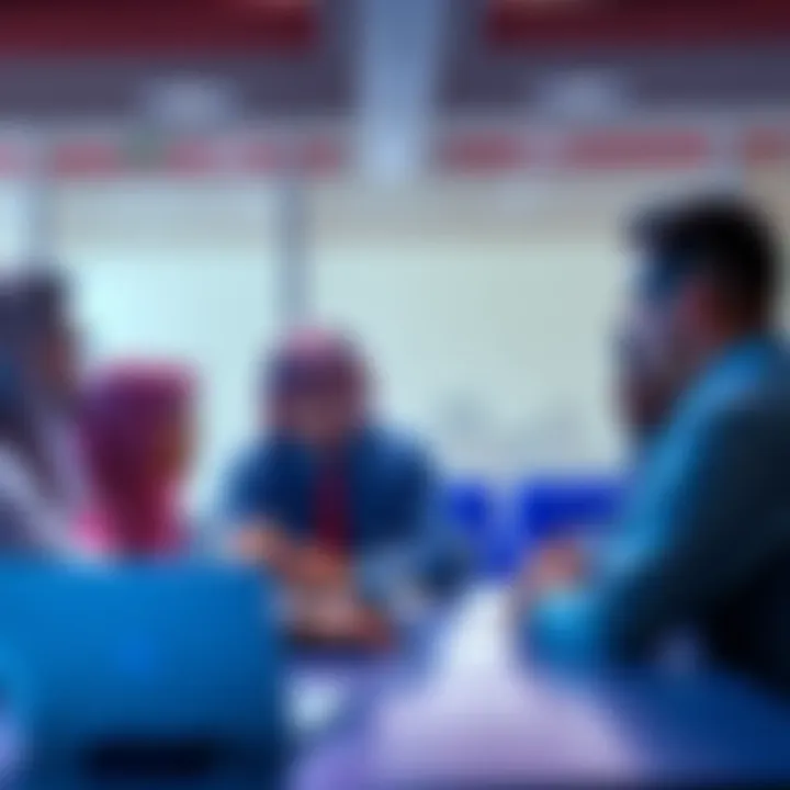 EA employees discussing worries about the Saudi buyout during a meeting