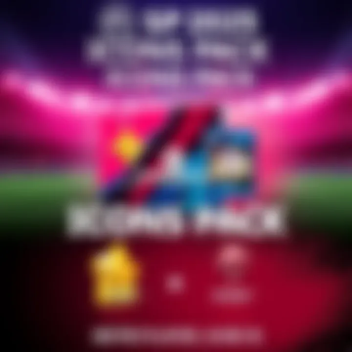 Screenshot of EA SPORTS FC26 showing the free PlayStation®Plus ICONS Pack with Gold Player items and Iconic Player Picks