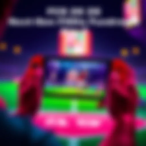 A player holding a Nintendo Switch 2, playing EA Sports FC 26 with vibrant graphics.