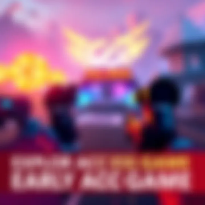 A screenshot highlighting the unique gameplay features of an early access game, showcasing vibrant graphics and engaging mechanics.