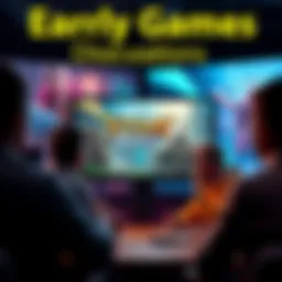 Early Access Games Discussions People discussing Early Access games with Titan Quest 2 on a screen, contrasting opinions on Hyper Light Breaker visible in the background