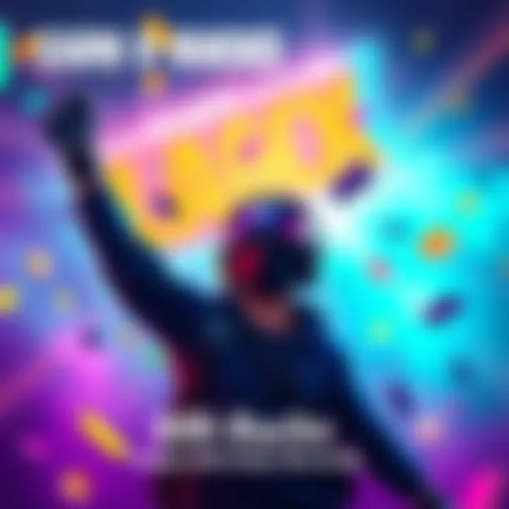 A gamer celebrating the achievement of unlocking 400 V-Bucks through daily rewards