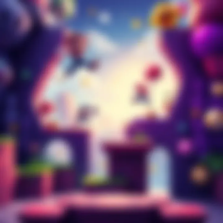 Easy Platformers for Gamers A colorful scene of gaming characters jumping between platforms in a fun environment, representing easy platformers for PC and PS2.