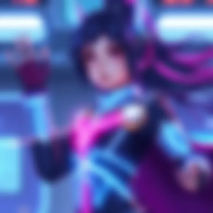 Echo displays a confident stance with a glowing outline, declaring her identity after duplicating Emre's ability, highlighting her unique voice line.