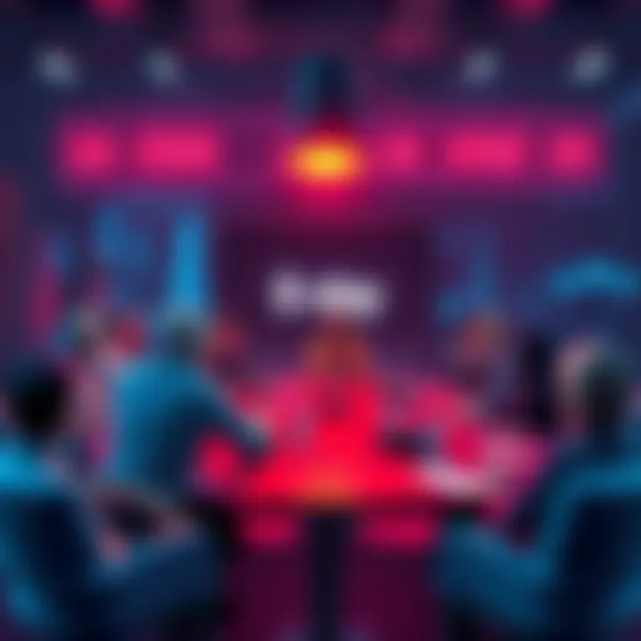People discussing the impact of E-day on the franchise at a roundtable