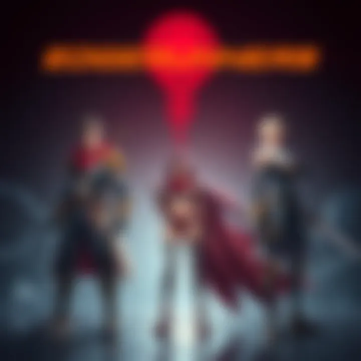 Edgerunners Characters in Orion Game Roman, Omi, Talia, and Weak stand together in an Orion game setting, ready for a side quest.