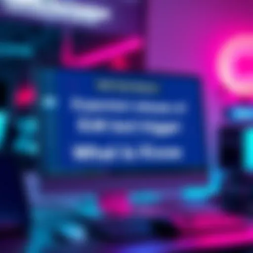 A computer screen displaying a text editing app with an announcement about a new edit text trigger feature