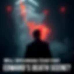 A dramatic scene depicting Edward facing a crucial moment in the game, hinting at his death with dark atmospheric tones and intense visuals.