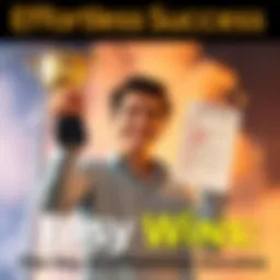 A person celebrating small victories with a smile, holding a trophy in one hand and a checklist in the other, symbolizing achievement in life and work.