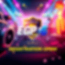 A vibrant banner promoting EGB Cup #6 with gaming elements and cash prize details