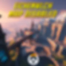 An image showing a view of the Eichenwalde map in Overwatch with a warning sign, indicating it is currently disabled.