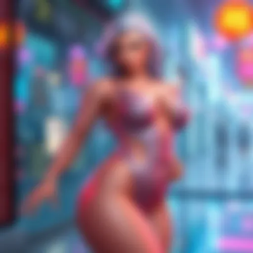 Eido showing a curvier appearance after receiving ether contributions from the community.