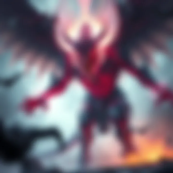 Elden Beast in Battle Elden Beast glowing with ethereal light during an epic battle scene