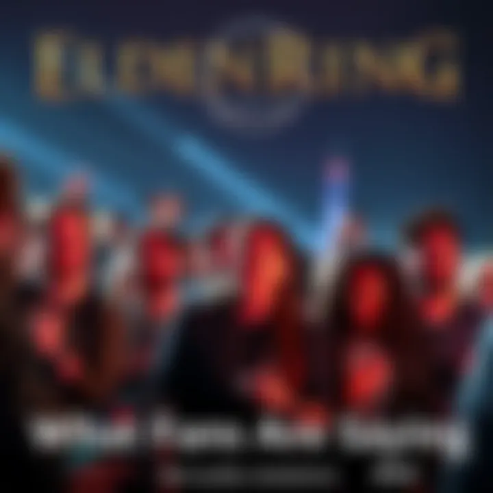A group of fans sharing thoughts about the upcoming Elden Ring movie adaptation, showcasing excitement and anticipation