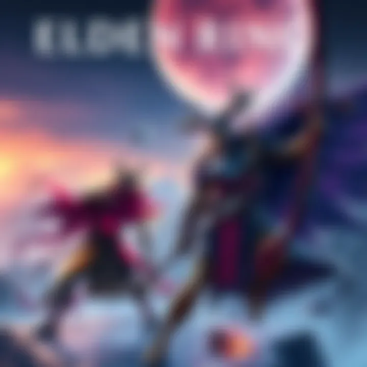 Elden Ring and Nightriegn characters depicted in action poses, showcasing their unique features and styles in a vibrant fantasy setting.