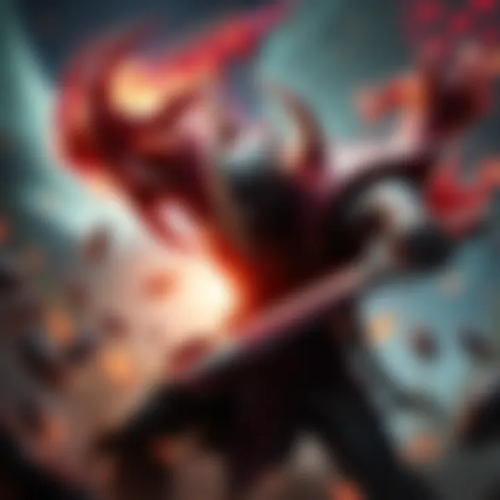 A fierce battle scene depicting the most challenging boss in Elden Ring, with dramatic lighting and intense action.