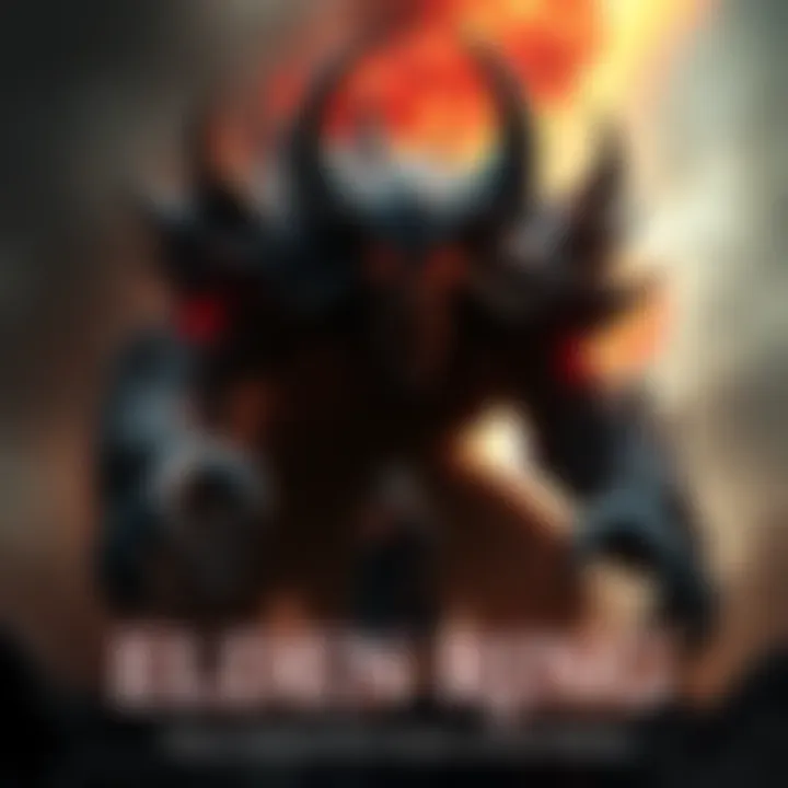 A player facing a large, menacing boss in a dark fantasy setting from Elden Ring with dramatic lighting and intense action.