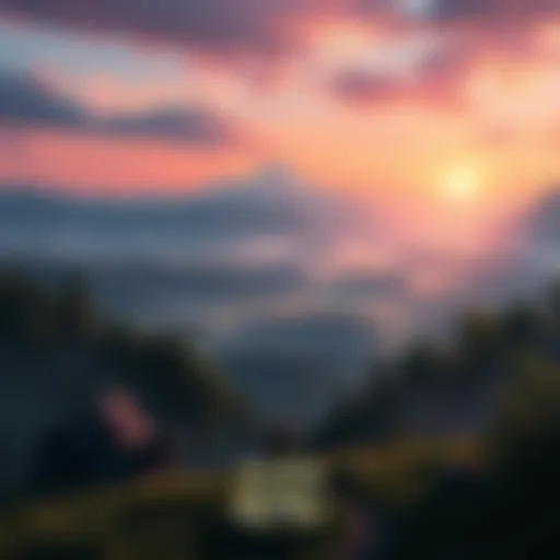 Elden Ring Character Exploration A character exploring a vast open world in Elden Ring, surrounded by lush landscapes and distant mountains