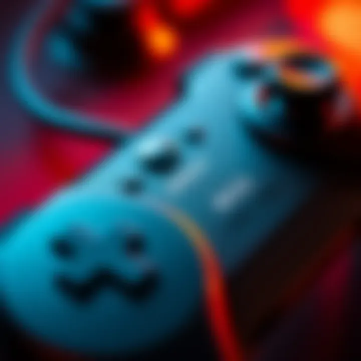 A close-up of a game controller showing keybindings for SPRINT, DODGE, and ROLL, highlighting the single button assignment issue in Elden Ring.