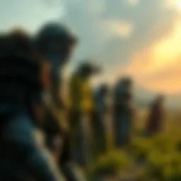 A seasoned gamer reflects on Elden Ring with characters inspired by Dark Souls in a mystical landscape.