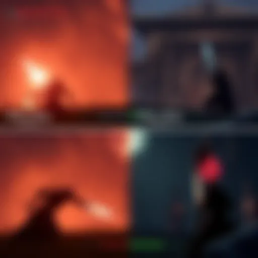 A split-screen showing gameplay from Elden Ring on Switch and Lies of P highlighting differences in graphics and combat mechanics