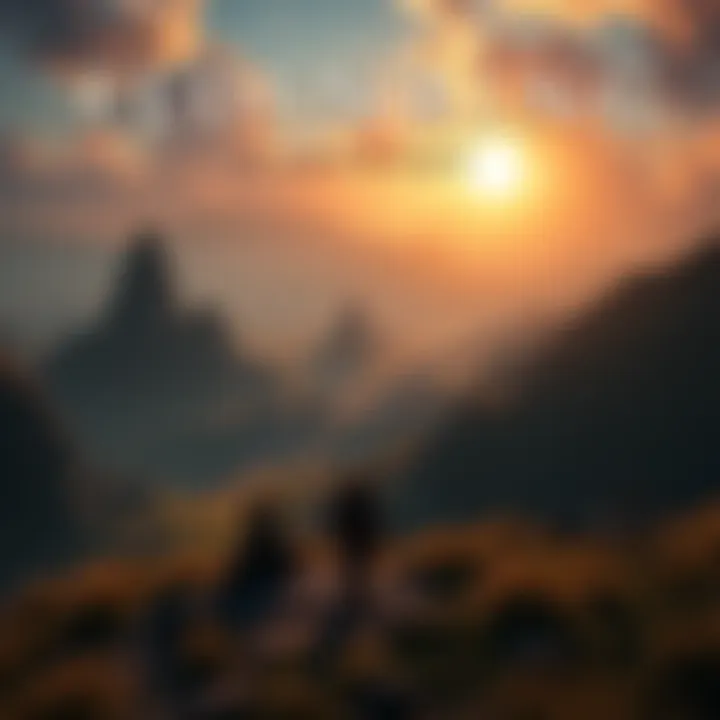 A character in Elden Ring exploring a vast landscape filled with mountains and ruins, showcasing the game's open world
