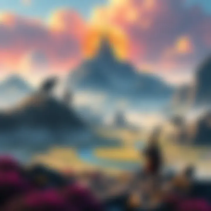 A player exploring a vast open world filled with fantasy landscapes and mysterious creatures in Elden Ring.