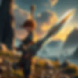 A player holding a large crafted great sword in an open fantasy landscape of Elden Ring.
