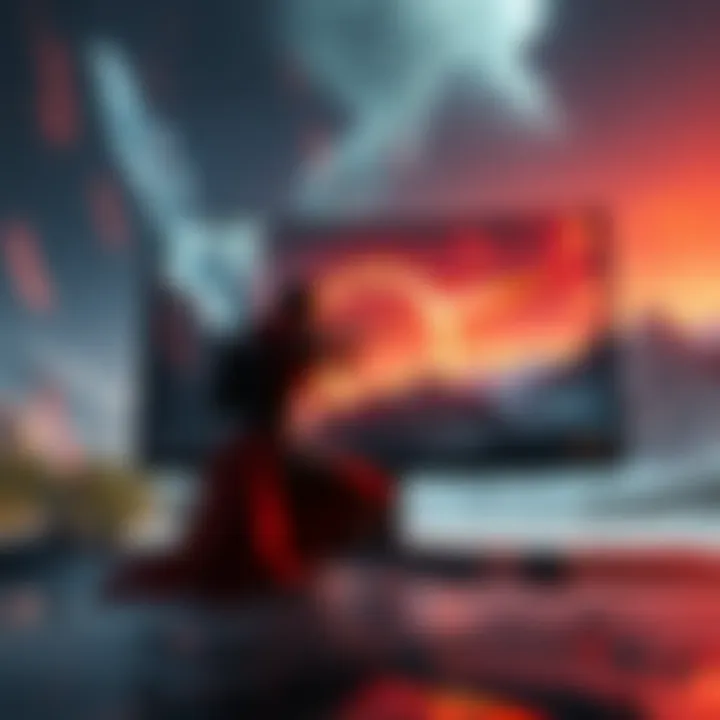 A screenshot showing screen tearing in Elden Ring while playing on a G-Sync monitor with an NVIDIA 5070 graphics card.