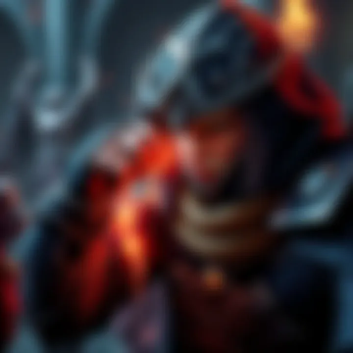 A character in Elden Ring struggling to heal during a boss fight, showing a tense moment with health bar visible.