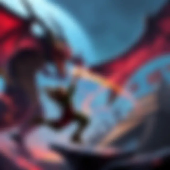 A character in Elden Ring fighting a dragon in an epic battle, showcasing combat skills and strategy.