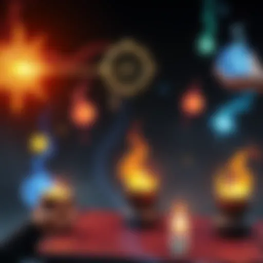 A depiction of magical spells from Elden Ring being cast in a real-world setting, showcasing healing light and elemental effects.