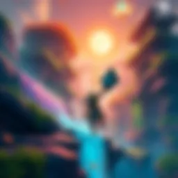 A character exploring a vibrant fantasy world in Elden Ring on the new Switch 2 console, showcasing a colorful environment and dynamic action.