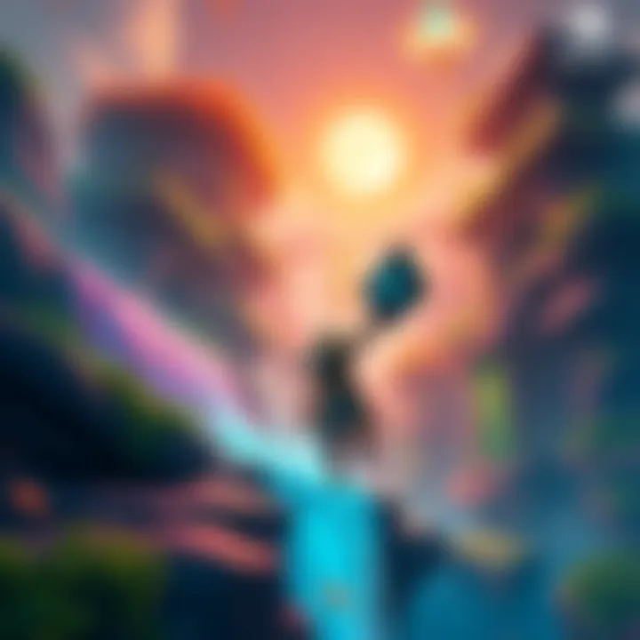 Elden Ring Gameplay on Switch 2 A character exploring a vibrant fantasy world in Elden Ring on the new Switch 2 console, showcasing a colorful environment and dynamic action.