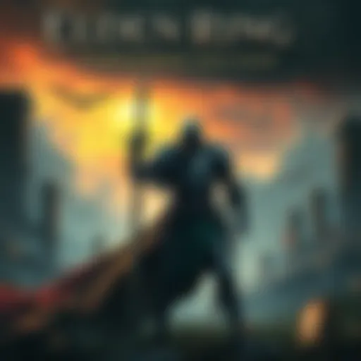 Cover image for Elden Ring's Tarnished Edition, featuring a knight ready for battle in a mystical landscape