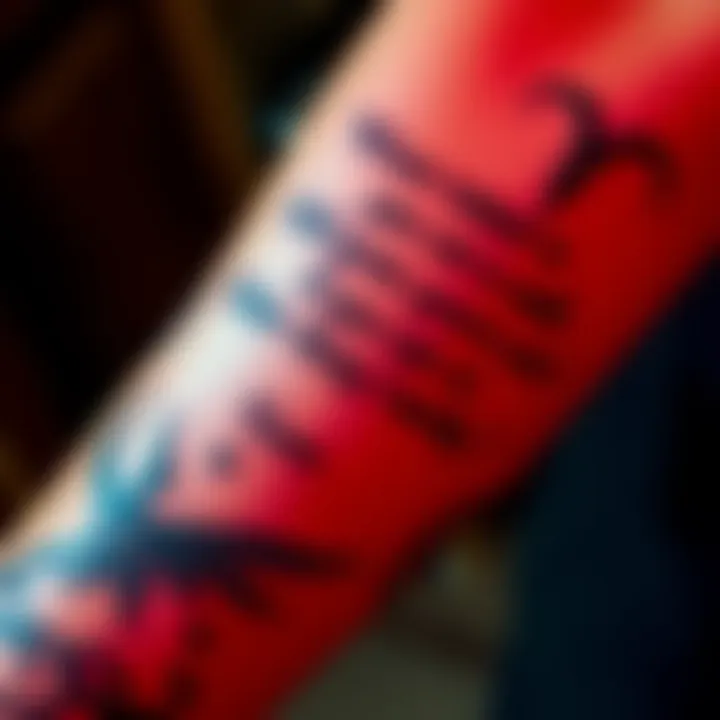 Tattoo quotes inspired by Elden Ring Forearm tattoos featuring quotes from Elden Ring characters like Maliketh and Margit