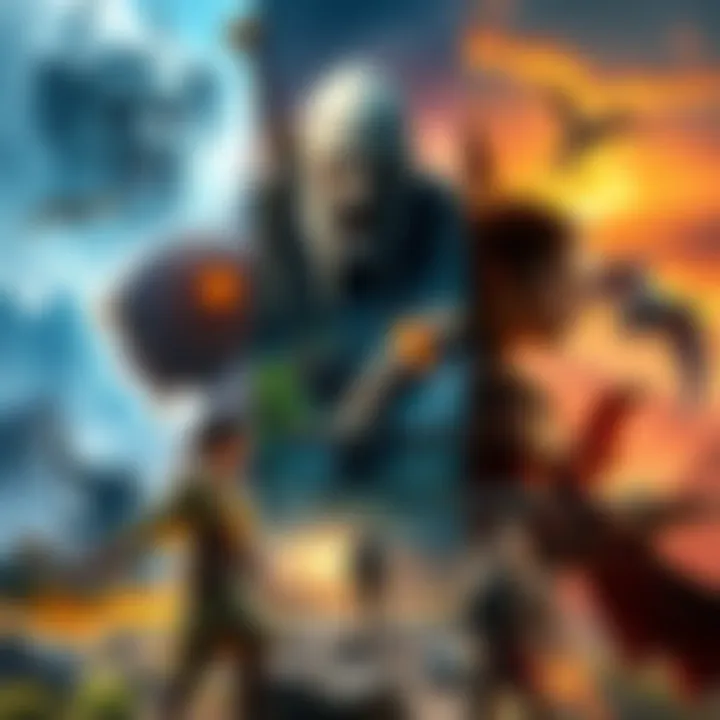 A colorful collage featuring characters and landscapes from Avowed, Tainted Grail, and Oblivion Remastered showcasing their unique styles and gameplay elements.