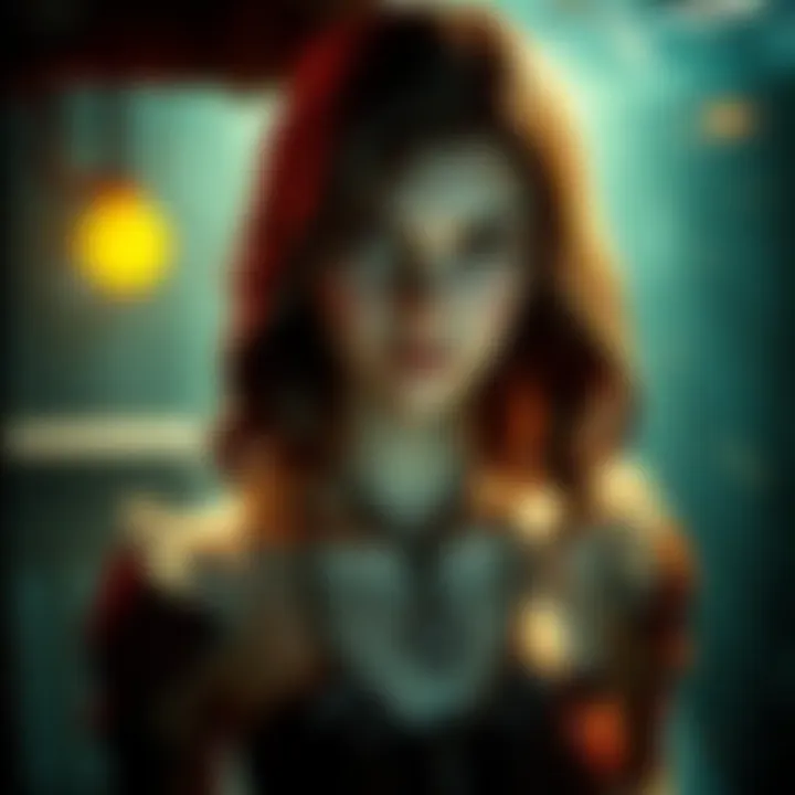 Eleanor Lamb, a character from BioShock 2, depicted as a young woman with features reflecting her past as a Little Sister, surrounded by the game's underwater setting.